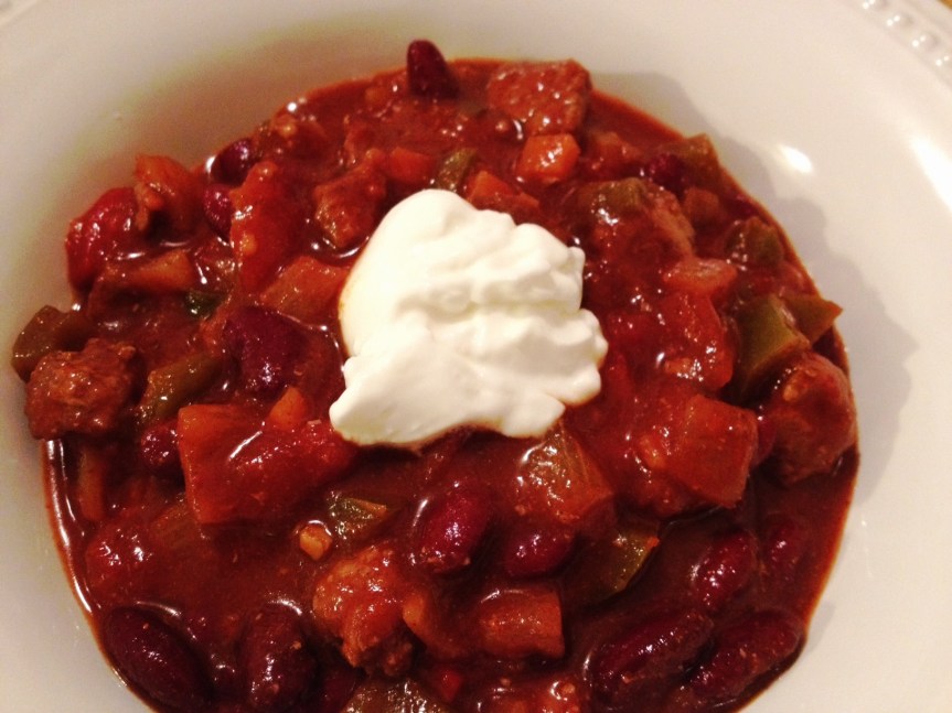 Slow Cooker Sweet and Spicy&nbsp;Chili