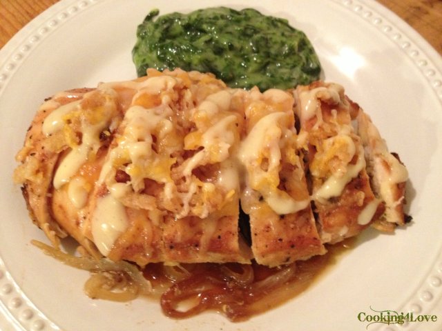 Pub-Style Chicken with Caramelized Onions