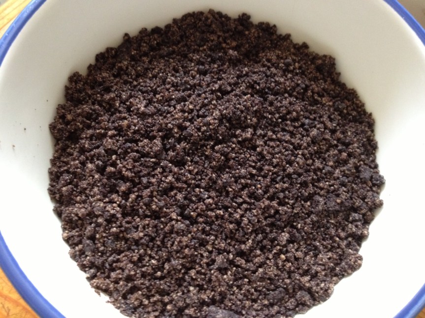 Oreo crumbs