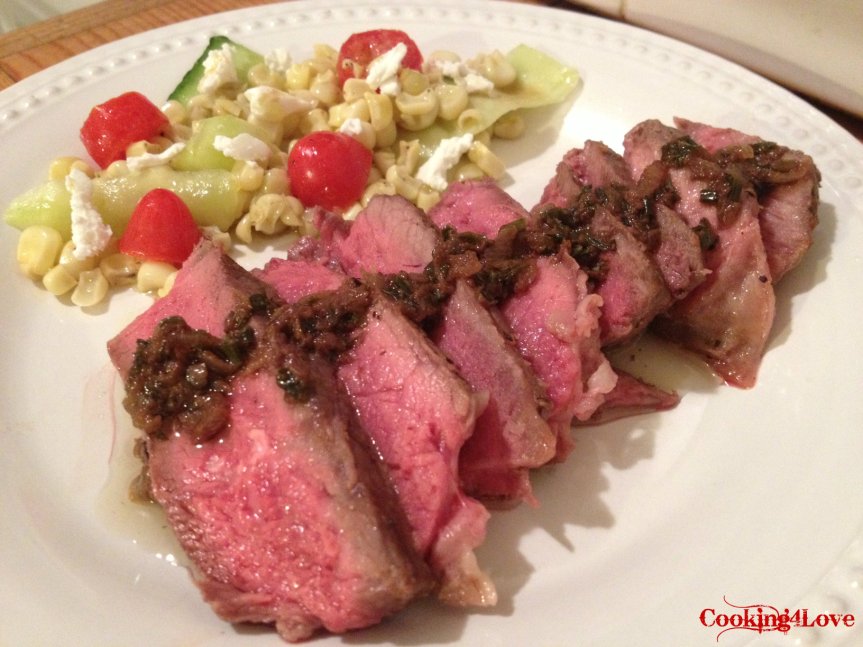 Chuck Blade Steak with Herb Wine Sauce